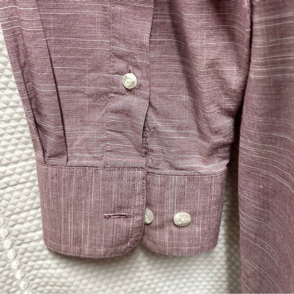 Ariat Burgundy Button Down Shirt XL - Picture 4 of 9